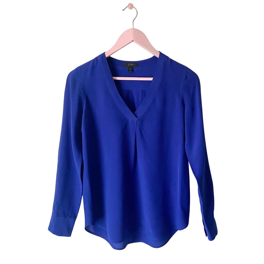 J. Crew 100% silk blouse